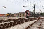 Metra Electric Bi-levels wait out the weekend near IAIS power